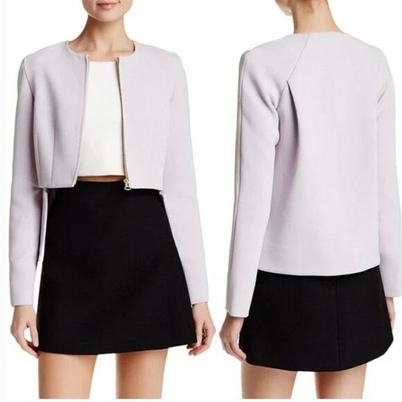 Derek Lam 10 Crosby high low cropped jacket - Picture 3 of 12